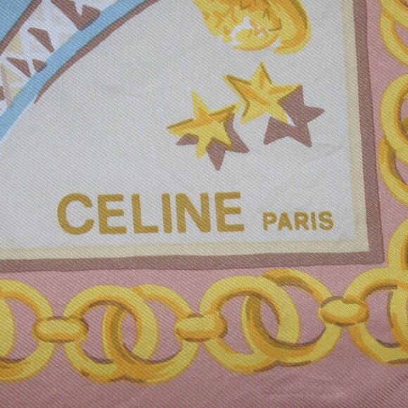 118163BO (S1) Celine Scarf Multicolor Silk - Picture 3 of 6